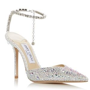 Jimmy choo Women's Saeda 100 Embellished Pointed Toe Pumps